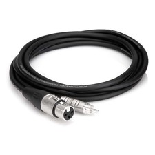 Hosa HXR-003 Pro Unbalanced Interconnect, REAN XLR Female to RCA, 3ft