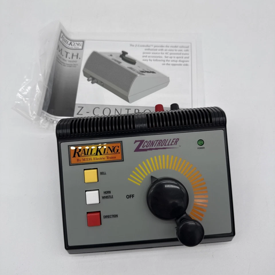 Rail King by MTH Electric Train Z Controller & Transformer Model # Z1000 WithBox - Image 2 of 4