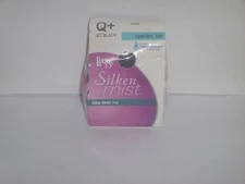 Leggs Silken Mist Pantyhose - Sheer Leg - Q+ - Jet Black - 91203