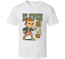 Eleven Stranger Things Tv Show Caricature Retro Look Fan T Shirt