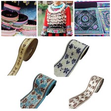 Ornement en ruban jacquard ethnique pour la literie et la maison