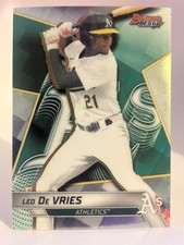 2025 Bowman's Best - Leo De Vries - Base Top Prospect - Athletics Prospect