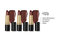 Revlon Super Lustrous Lipstick, 804 Rumberry, Sealed 3 PACK