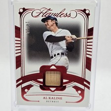 2024 Panini Flawless Legendary Memorabilia Al Kaline #FL-AKL Ruby /20 (MEM)
