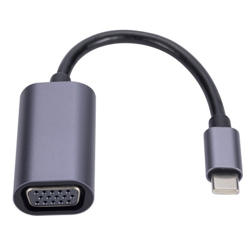 Adaptateur type C vers VGA transmission audio et vidéo fiable matériau ABS - Afbeelding 18 van 20