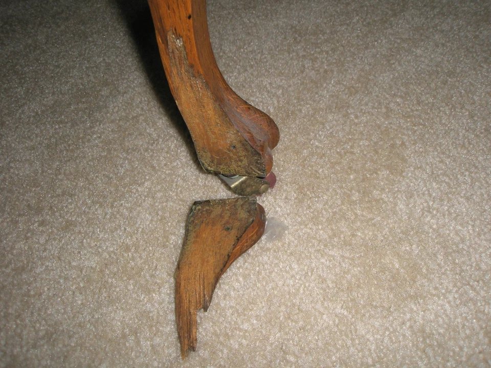 ANTIGUO Gabinete de China de Roble Larkin Co Salpicadero de Vidrio Curvo con Espejo Biselado Foto 4 de 4