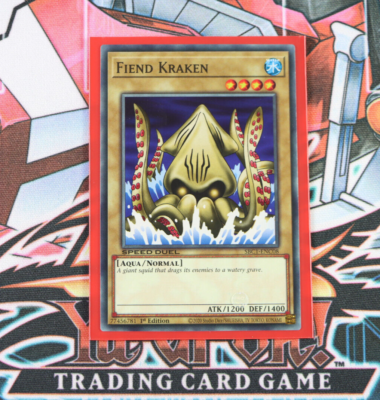 best fiend yugioh cards YuGiOh Fiend Kraken SBC1-ENC08 1st Edition Common