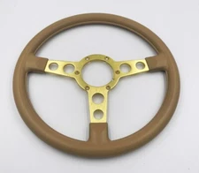 1969-1981 Firebird Trans Am Formula THIN Grip Steering Wheel Camel Tan Gold