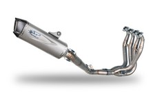 Spark Force Evo TI/CF Exhaust System Kawasaki ZX-6R 600 Ninja FITS 2009 TO 2016