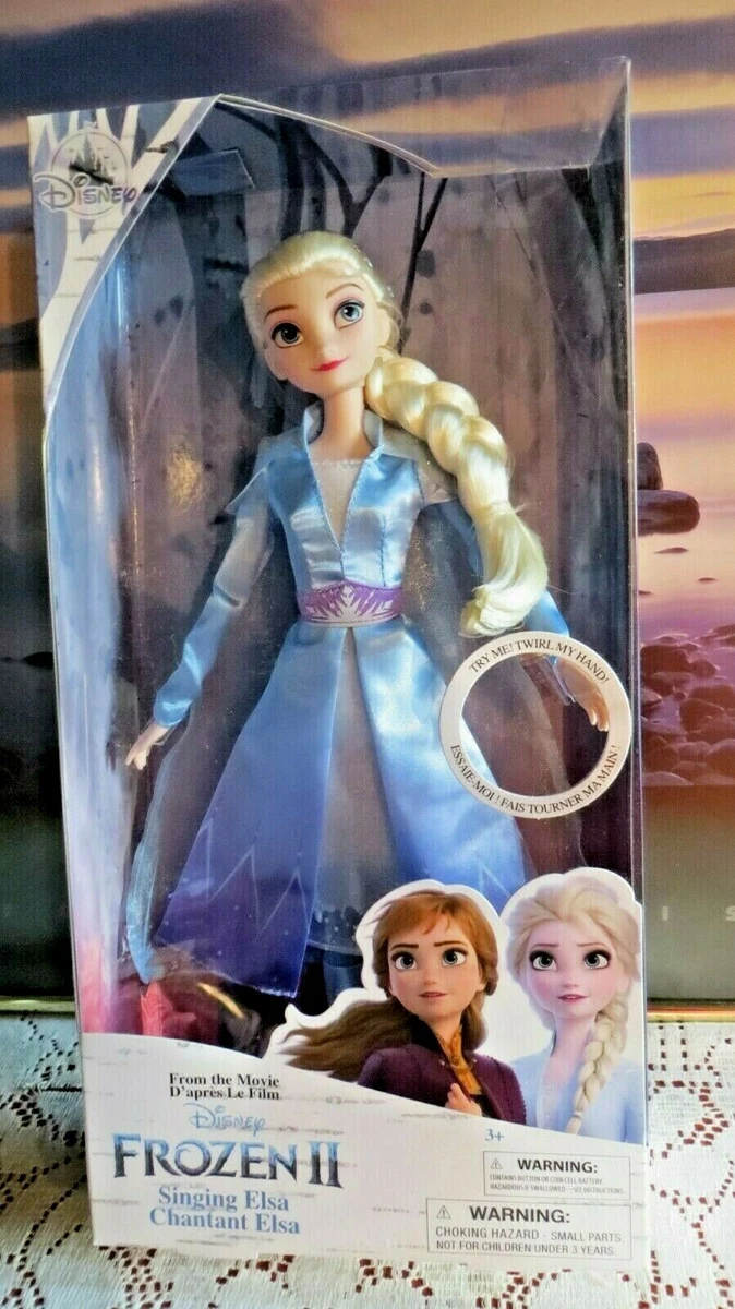 Disney Frozen 2 : Elsa Singing Doll 12 (Disney Store)