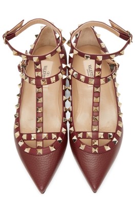 valentino caged flats