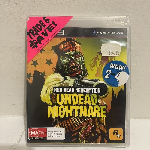 Red Dead Redemption Undead Nightmare PS3 PlayStation 3 With Manual