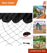 Bird Netting Nylon 50x50ft Heavy Duty Mesh for Chicken Coop & Garden Protection