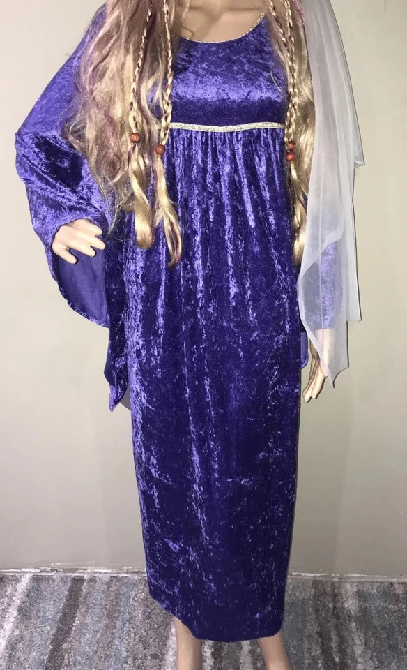 Mujer Renacimiento NUEVO Disfraz de Halloween Julieta Talla Pequeña Adolescente Talla con Peluca Nueva Foto 4 de 4