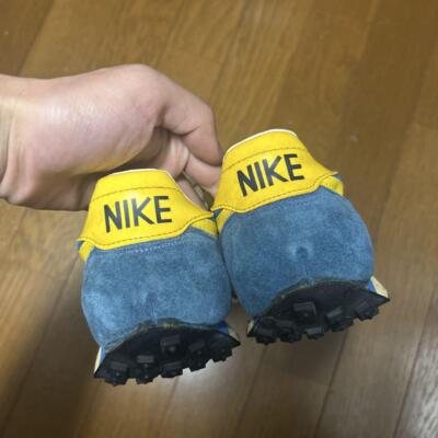 Nike Waffle Trainer Blue x Yellow US10.5 Made in Japan 70s Vintage