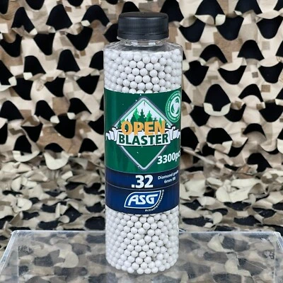 NEW ASG Open Blaster .32g Biodegradable Airsoft BB's - 3,300 Rounds (19422)
