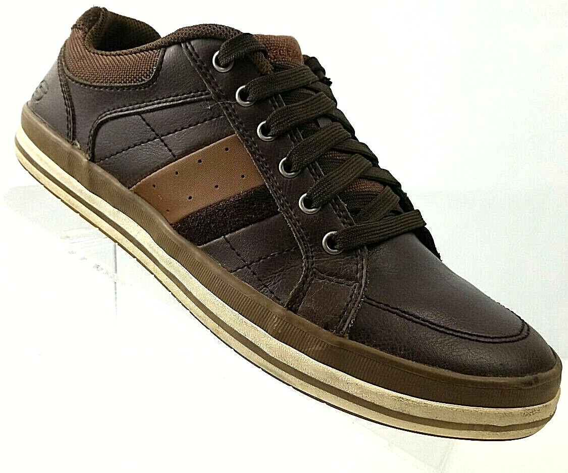 skechers boots mens brown