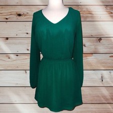T1 Show Me Your MuMu green chiffon mini dress small women's