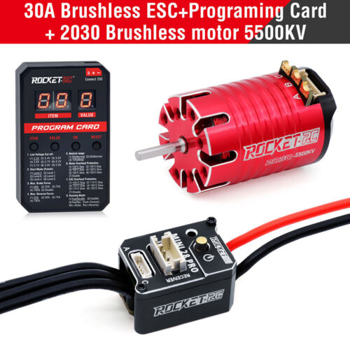ROCKET-RC MINI 28 Pro 30A Bürstenloser ESC BEC 3A 6V/7,4V für 1/28 1/27 RC Auto - Bild 24 von 33
