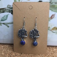 Lapis Lazuli Gemstone 925 Silver Plated Handmade Wholesale Earring 5 GM New 3377