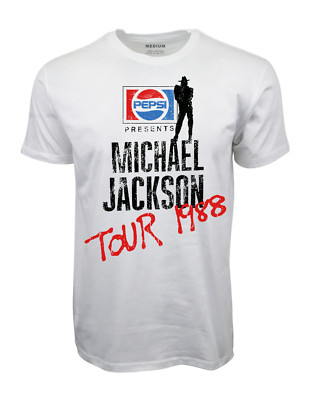 JACKSON 1988 TOUR GRAPHIC WHITE TSHIRT