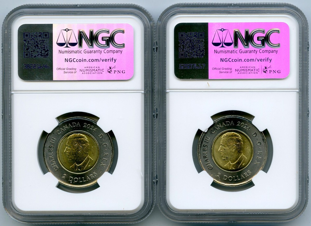 2024 $2 CANADA NGC MS66 TOONIE CELEBRATING INUIT NUNANGAT MATCHED