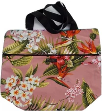 Island Wear Reversible Hawaiian Tote Shoulder Bag ~ Large