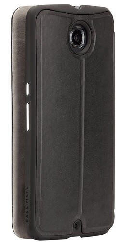 Case-Mate Black Stand Folio Flip Cover Case for Motorola Google Nexus 6 - Picture 4 of 6