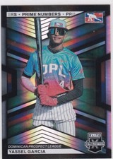 2023 Panini Elite Extra Edition Prime Numbers Yassel Garcia /200 #184