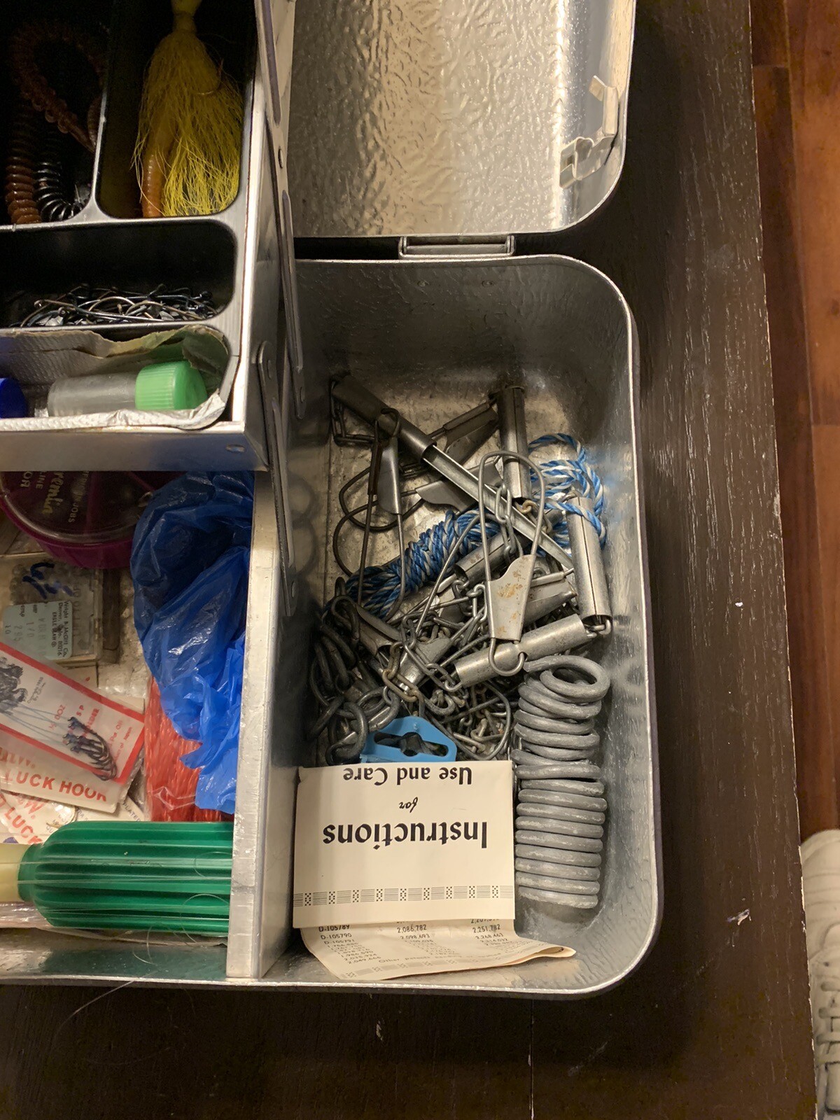 Vintage Fishing Tackle Box, Tackle, Lures Misc. eBay