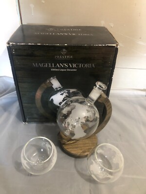 Magellans Victoria Prestige ship in a bottle Decanter 1000ml