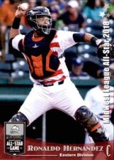 2018 Grandstand Midwest League All-Stars Ronaldo Hernandez Rookie TB Rays