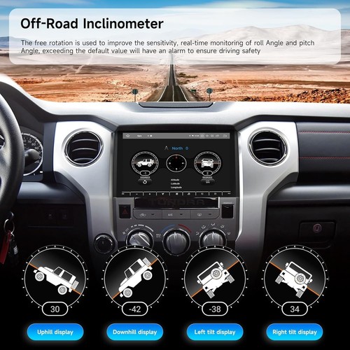 Dasaita Android 13 Car Radio For Toyota Tundra 2014-2021 With 4G LTE GPS 6+64G - Picture 3 of 9