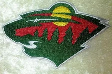 Minnesota Wild 3.5" Iron On Embroidered Patch ~ Free Tracking!
