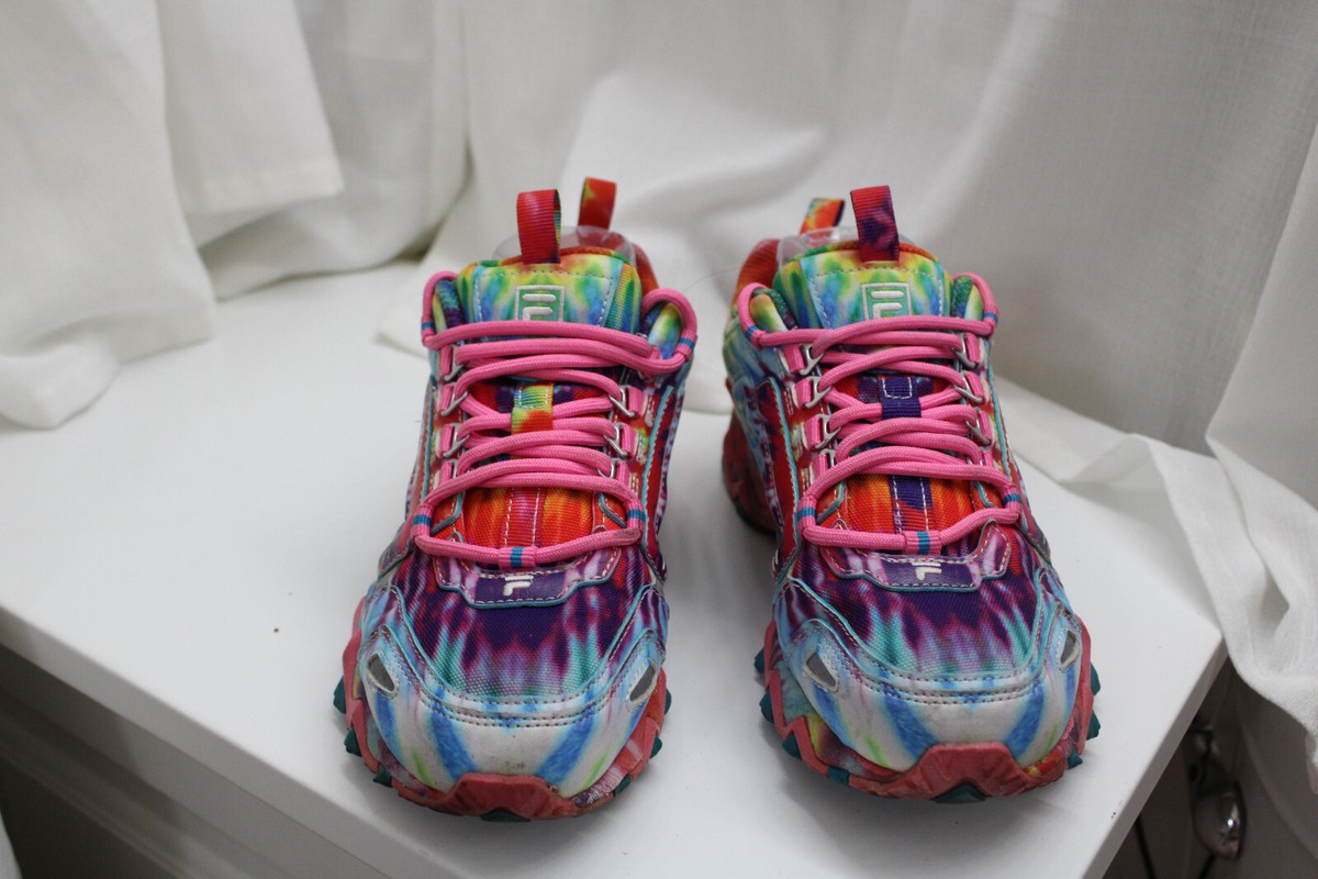 Colorful Sneakers Colourful Fila Trainers Women's Fila Leather