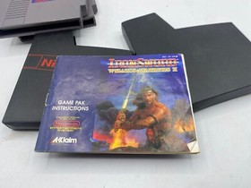 Wizards & Warriors & Iron Sword Wizards & Warrior Ii 2 (Nintendo NES) Authentic
