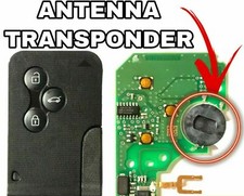 BOBINA ANTENNA TRANSPONDER PER CHIAVE SCHEDA RENAULT 3 TASTI MEGANE SCENIC 