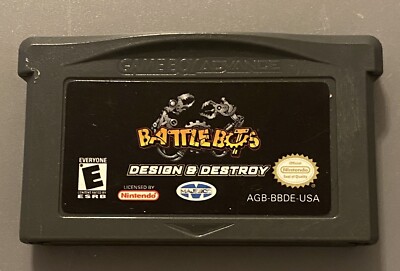 BattleBots: Design & Destroy (Nintendo Game Boy Advance, 2003) Cartridge Only