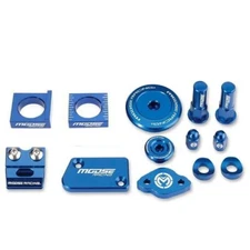 Moose Racing Bling Pack Billet Aluminum Blue For Yamaha YZ450F 2014-2017
