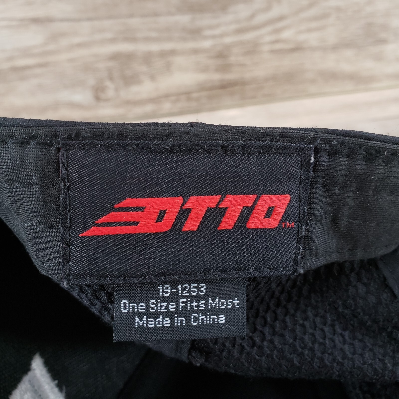 EOS Pickleball Hat Cap Strap Back Black Spell Out… - image 8