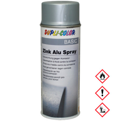Motip Zink Alu Spraydose Korrosionsschutz Hitzebeständig 400ml