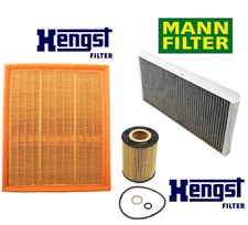 OEM Air Filter Oil Filter AC Cabin Filter Hengst Mann for BMW X5 4.4i 4.8is