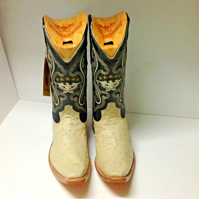 botas de piel de avestruz originales