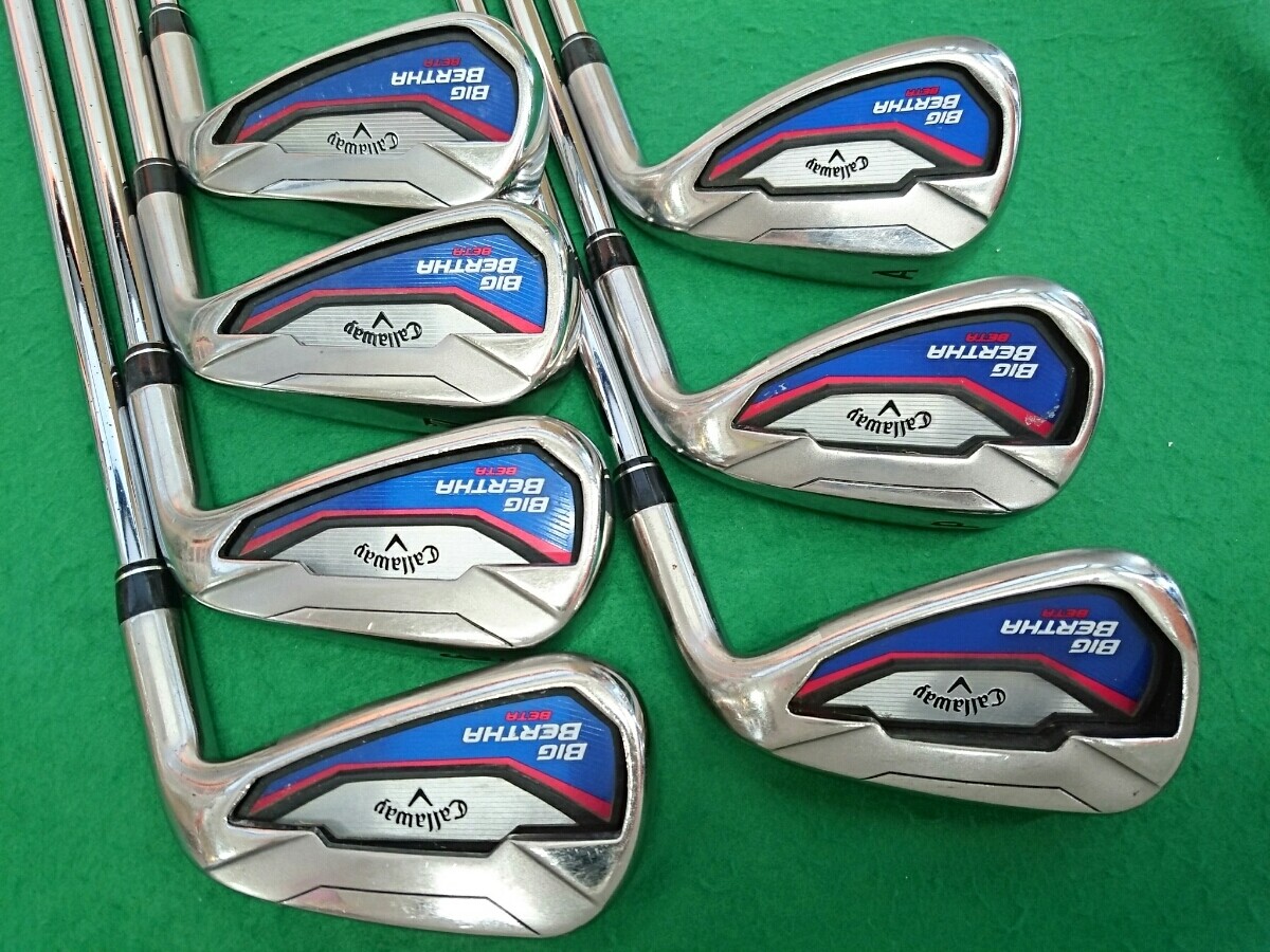 Golf iron set Callaway Big Bertha Beta GS 90 CPT S200 7pcs 5-A
