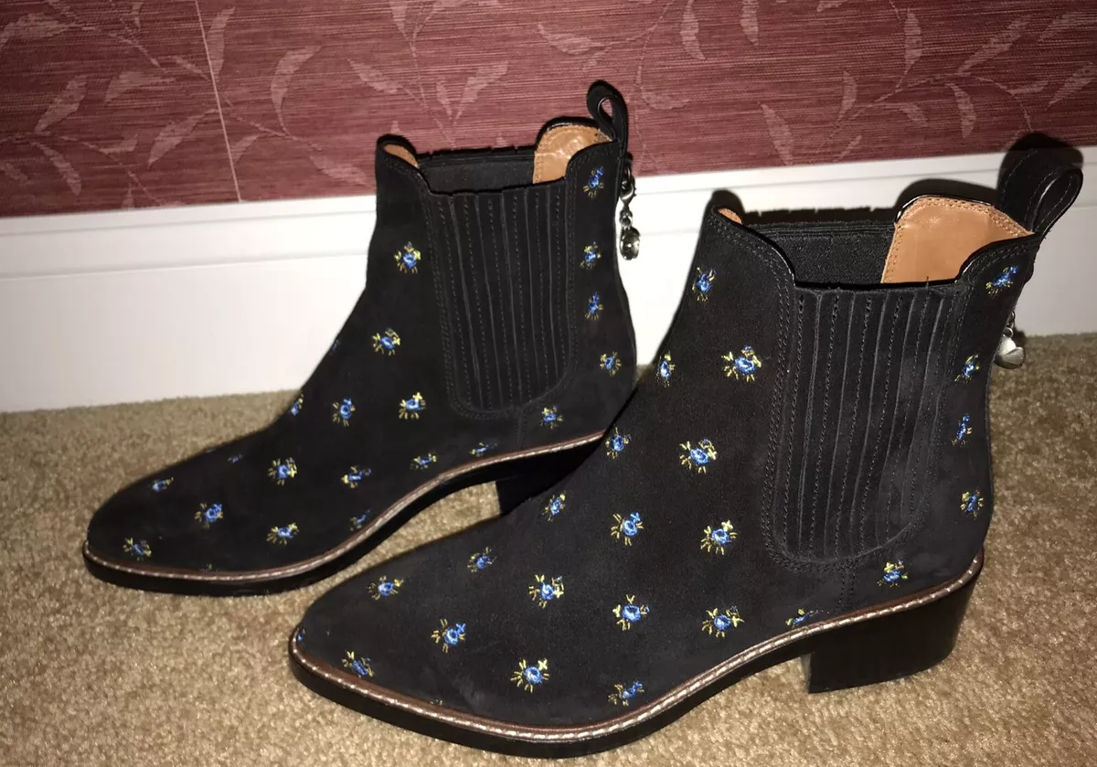 Coach bowery chelsea clearance boot black