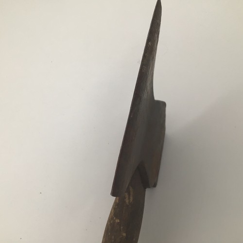 Hewing Broad Axe/ Hatchet The head Has A Break In It See Photos Head Has Maker M - Picture 8 of 12