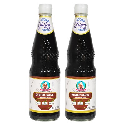 GLUTENFREIE Austernsauce Oystersauce Oyster Sosse Austern Sauce Thai 2x700ml 