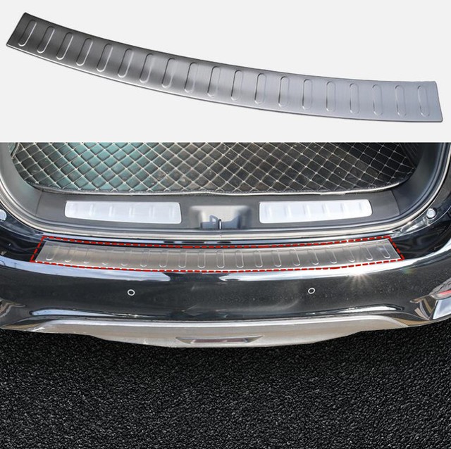 Stainless steel Rear Bumper Protector Cover Trim For 20162020 INFINITI