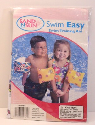  Sand & Sun Swim Easy Swim Training Aid Colorful Dinasours Design Age 3-6 NEW 