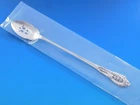 Rose Point By Wallace Sterling Silver Olive Spoon Pierced Long 7 1/2" Custom